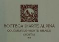 Primo logo della Bottega d'arte alpina